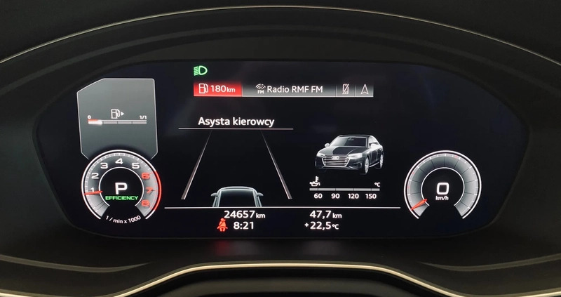 Audi A4 cena 144900 przebieg: 24657, rok produkcji 2020 z Pułtusk małe 379